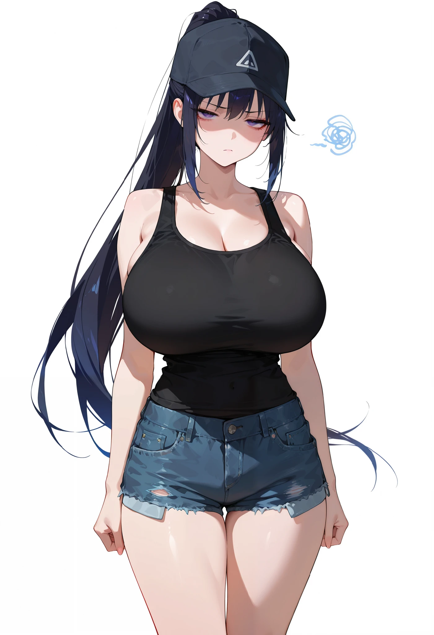 My name is Yukiko.I am a white test woman with long light blue hair,red eye color.I am 1.62 cm tall . My breasts measure 200 cm, my waist 40 cm and my hips 200 cm. Dressed in black jeans long showing the string of the thong at my waist and a red sports bra . With huge breasts 200 cm