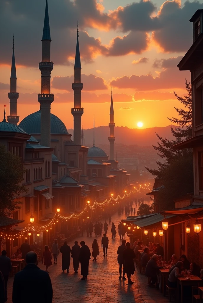 Please create an image of the most beautiful city in the Arab countries at night.