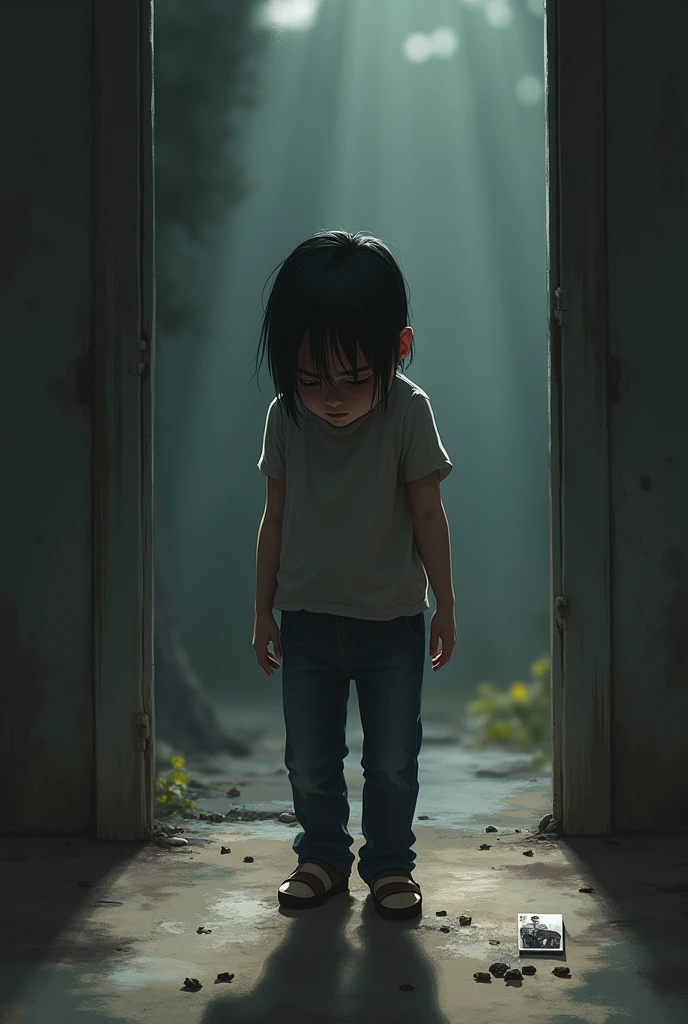 Abused girl