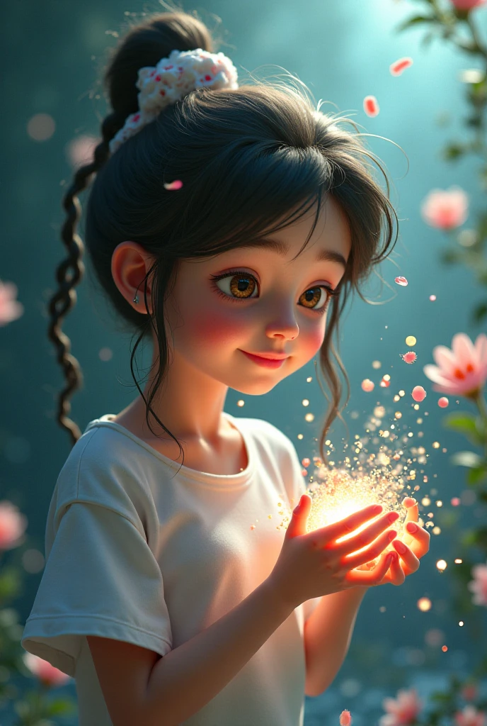 1 person, 10 years old, A gentle smile,
masterpiece、woman、Urethra、magic