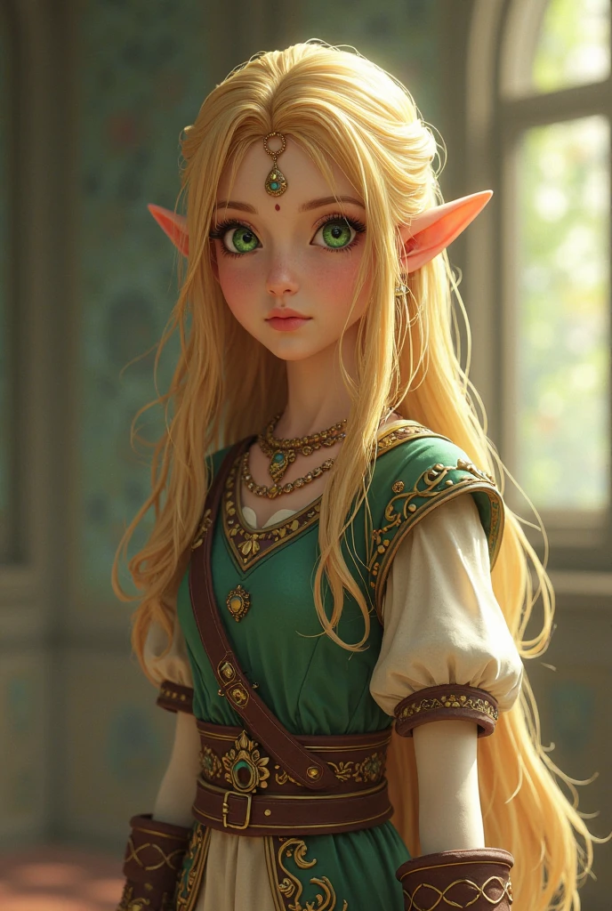 (detailed face, detailed eyes, clear skin, clear eyes), lotr, fantasy, elf, female, full body, looking at viewer, portrait, photography, detailed skin, realistic, photo-realistic, 8k, highly detailed, full length frame, High detail RAW color art, piercing, diffused soft lighting, shallow depth of field, sharp focus, hyperrealism, cinematic lighting