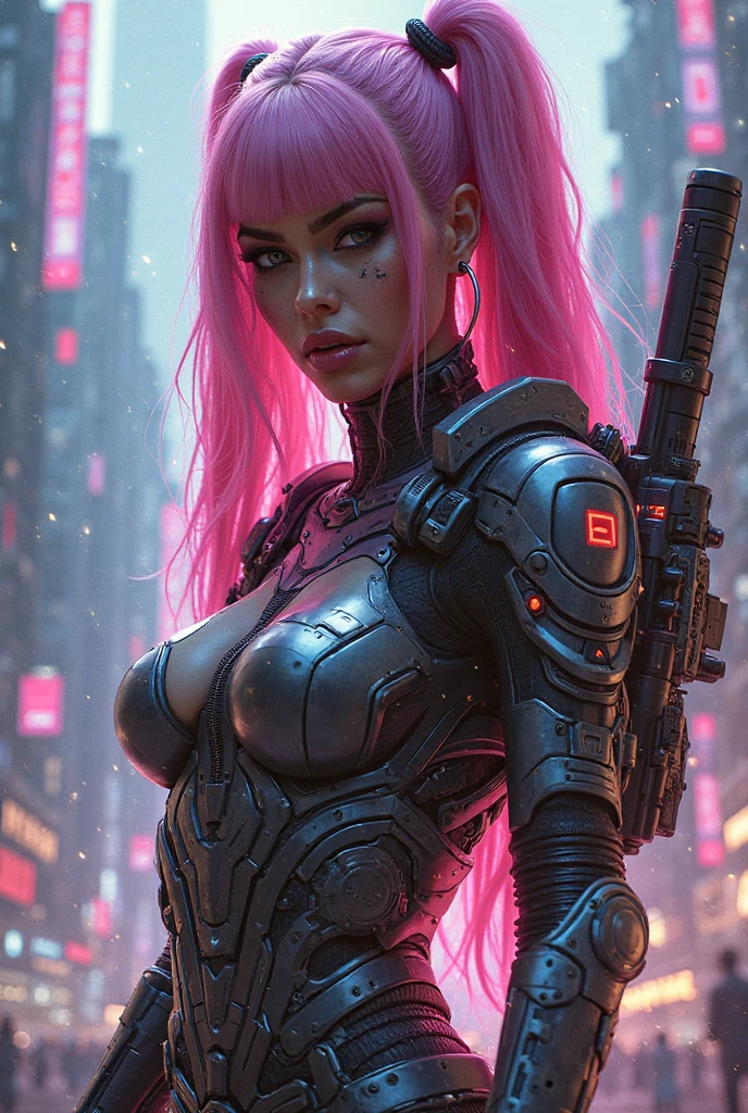 Mistral, pinkish hair, blue eyes, standing, solo, close up,
nightime, high platform, stars, industrial plant,
(insanely detailed, beautiful detailed face, masterpiece, best quality) <lora:Mistral-10v3:0.8>