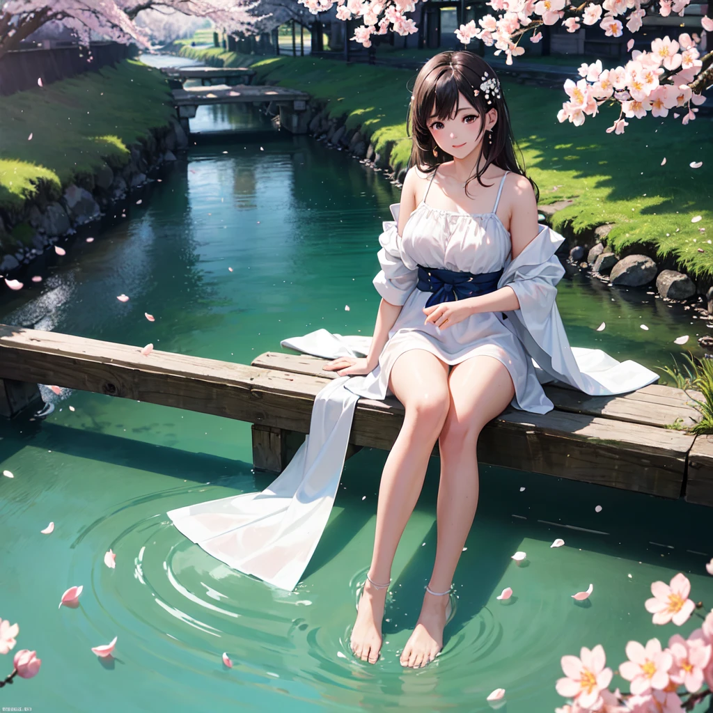 1female,,Slim,熟妇,medium cleavage breasts Thin waist,slenderlegs,Pornographic exposure, 独奏,yuuki mikan, brown hair, yellow eyes, hair ornaments, long hair, topknot, wavy hair, smedium breasts,(wearing: yellow bath robe, garter belt, high heels), looking at viewer,(Background with:ln the forest,the rainforest,in summer,standing on your feet,Sweat profusely,drenched all over the body,seen from the front, hair straight, mostly cloudy sky,(((tmasterpiece),(Very detailed CG unity 8K wallpaper),best qualtiy,cinmatic lighting,detailed back ground,beatiful detailed eyes,Bright pupils,(Very fine and beautiful),(Beautiful and detailed eye description),ultra - detailed,tmasterpiece,)),facing at camera,(Full body photo),Show shoes,A high resolution,ultra - detailed),revealing breasts, Bulge,legs are open,Raised sexy,Flushed complexion,Open-mouthed,frontage,full body,