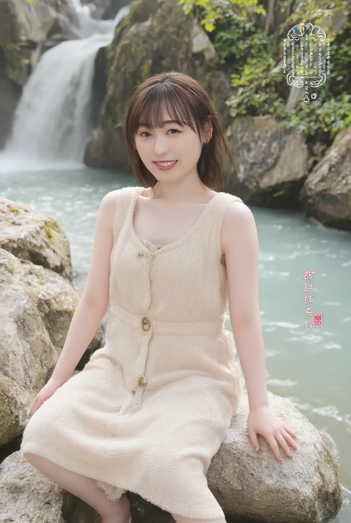 Has cleavage、Small earrings、Laugh out loud、、Fluffy perm hair、Braided hair only for the bangs、Light brown hair、teeth grinding、｛｛Cowgirl Shot｝｝、（（Close-up shot from the waist up、round big breasts:1.4））、Swollen breasts、Smile、A luxurious blue gingham check bikini、Braided hair only for the bangs、Cowboy Shot、A lovely smile、（（Beach、coastal、Sandy Beach:1.0））、Full body photo、Tuck your hair behind one ear、Silver Necklace、smile、 elegant ponytail、Caustics、Highly detailed photos、Very beautiful eyeedium Short Hair、Large Breasts、Super no makeup、(8k、RAW Photos、highest quality、masterpiece:1.2)、(Realistic、Realistic)、1 girl、((Medium Short Hair、Looking into the camera:1.4))、Hair blowing in the wind。Lens flare、
