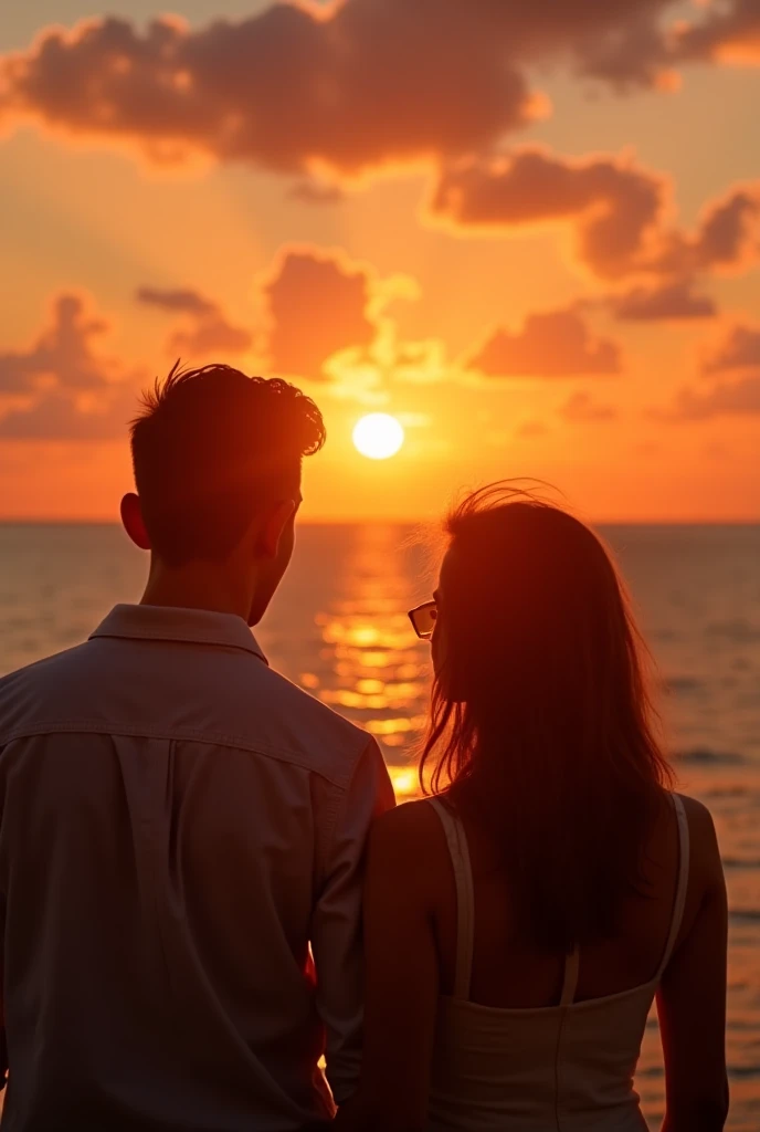 they are walking along the beach at sunset with their cell phones, couple, romantic couple, at the sunset, at golden hour, calm feeling, at the golden hour, taken at golden hour, wonderful scene, warm glow, romantic, sun setting, in the evening, golden glow, with sunset, romantic!!!, serene emotion, in the sunset, golden light