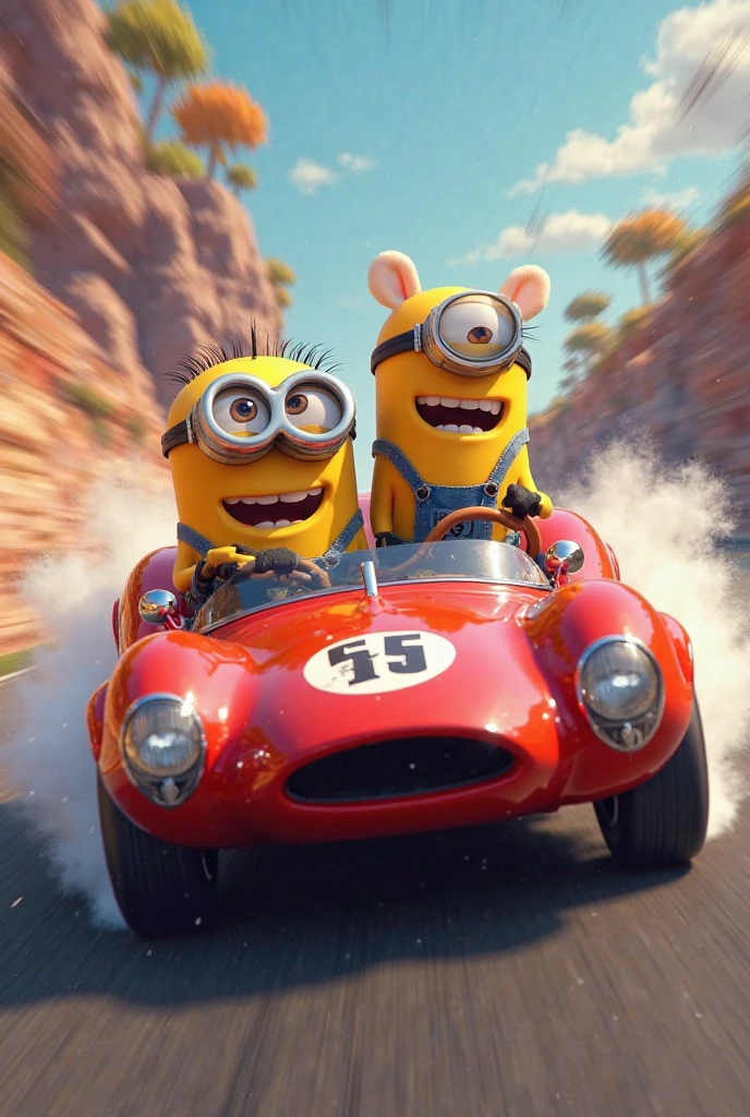 (Winne the pooh) driving a Mclaren