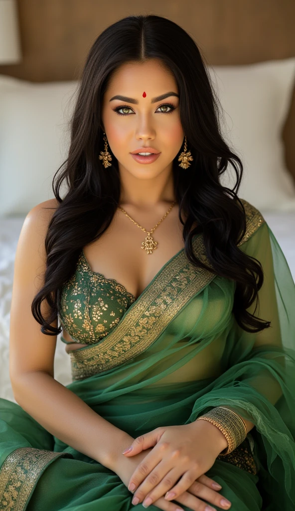 a beautiful young white indian naked woman wearing only chunni and a muscular black african man with his big black cock, nude photoshoot in a studio, realistic photo, white background,((Indian white girl wearing jewellery, bindi, bangles, transparent light green dupatta)). very realistic image, detailed image, High quality high detail,8k