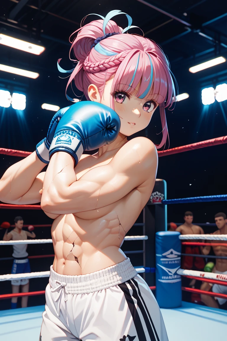 Girl boxing