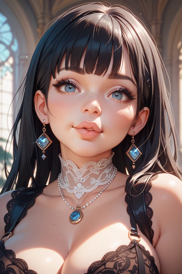 ((Biologically correct limb count))、((Full Body Shot, Full-body photo including face、Head to toe photos))、4K、masterpiece、((Focus on the face))、((Symmetrical facial features))、Eyes of meticulous depiction、One beautiful woman、Excellent style、((Black latex tights、High heels with anklets))、Detailed Description、Small earrings、necklace、((Walking in the park early in the morning))、High angle、Looking up、Close-up photo of the whole body