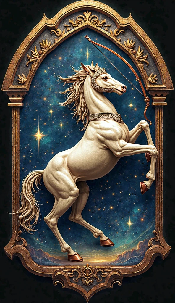 un símbolo que represente la constelación de sagitario ♐️ un espíritu libre y aventurero