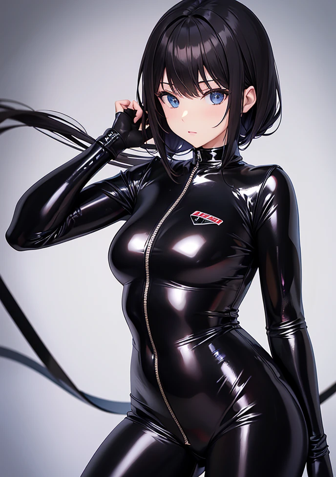 Masterpiece、Mesa、big breasts、Latex bodysuit、plug-in suit(neon genesis evangelion)、high heels、Beautiful art、high resolution、visual arts、、pretty eyes、of the highest quality、最high resolution、8K nsfw illustration