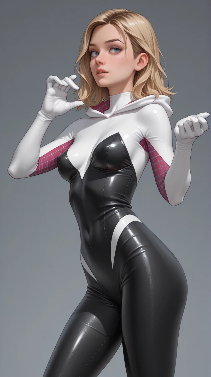 4K,realistically,charming,very detailed,There is a girl in Dingcheng,Wearing black Spider-Man costume,(black and white:1.4) night,symbiont,poison,lots of mucus,She is a hero,Black superhero theme,in front of the sky,complexion,( spread legs, camel toe,, vulva shape:1.3),(GGcamel toe:1.3),25 years old,Full body female love
