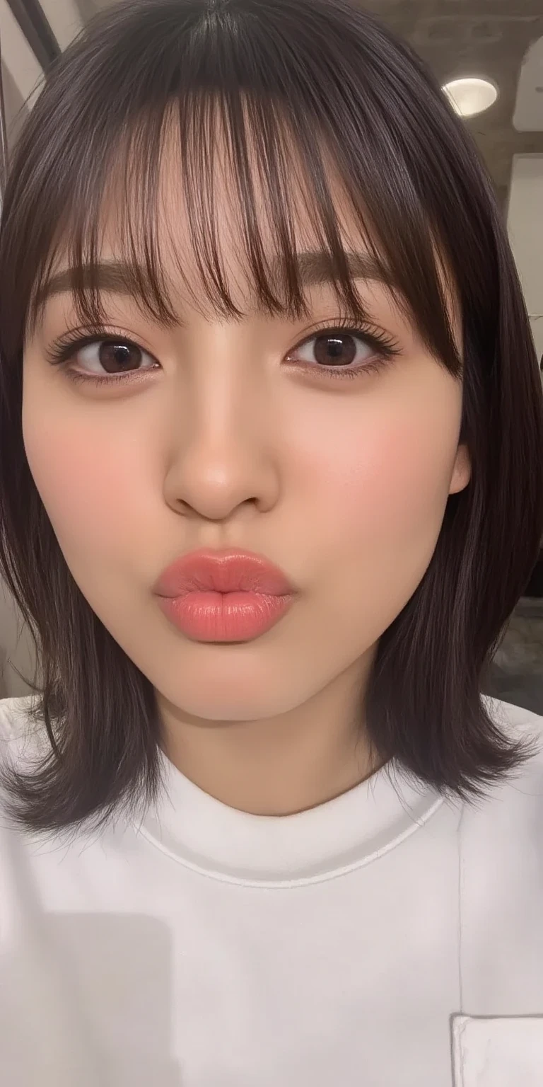 Hayakawa Seirai is speaking louder、唇の隙間から舌を出してKissをしている, (The nasal cavity is open and you can see the inside1.1.5), cheeks stretched out, Attention to detail for realistic lashes after drooling , (Open the teary : 1.2), )Realistic nostrils, angled from below, completely naked, (oily skin, sweaty skin, Glowing Skin: 1.2).16k, Best Quality, masterpiece, super high resolution, (photorealistic:1.4), (A large amount of sperm is overflowing in the mouth)、 Tears Flowing 、I have a lot of sperm dripping down my face、twin tails、twin tail、Kiss、Kiss顔、kiss,kiss face,vacuuming kiss,vacuum face , ((近づいてくるKiss)), handbag lips ,厚い唇, plump lips with a face and hairstyle,big_chest,chest元, Point of view ,throw, stick out your tongue ,