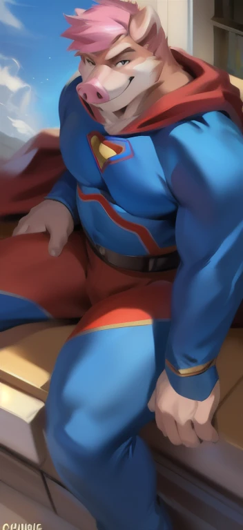 (Defeated hero being raped by a wolf)、Young Shota、Nipples、Red Hero Suit、Tight hairstyle、Brown Hair、Intense ejaculation、Ahegao、Erect penis、((rape、Intense 、A lot of semen、))YAOI、