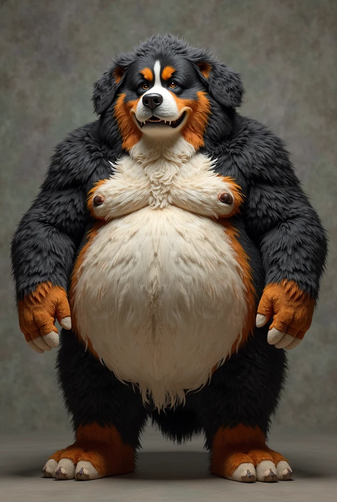 solo, polar bear, twins, 60 year old male, (tattoos:1.3), flexing, natural pose, sexy pose, different facial expressions, three identical heads attached to the same body, bear ears, short balding hair, white mustache, white fur, masculine, three necks, eyes, adult, male, (3d, by Disney), (overweight, fat, obese, big belly, out of shape), black background, (shirtless, navel, male nipples, boxers), correct hands, correct anatomy, ultradetailed, best quality, detailed masterpiece, highly detailed masterpiece, 4k, professional cartoon