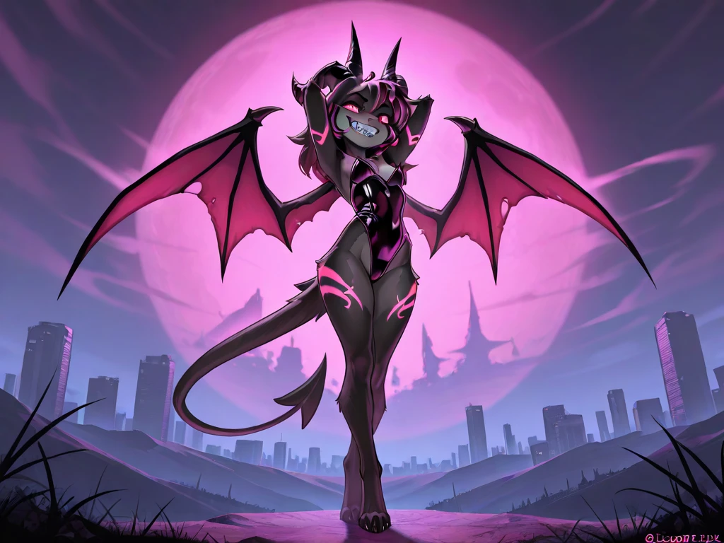 (Masterpiece: 1.2), exquisite and detailed, 4k: 1.2, 8k: 1.2, high resolution: 1.2, furry kemono commission style, a cute (bat goddess) with big ears and long white wavy hair, beautiful detailed eyes, beautiful detailed lips, blue eyes, happy expression, (dressed in blue and red casual style), bat wings on the back, (curvy figure, full body shot), 8k, hyper-detailed, intricate details, posing in the air, vibrant colors, dramatic lighting, fantasy art, digital painting