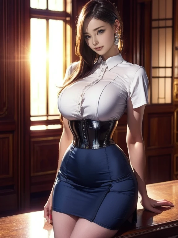 Lucy Pinder, clerk, portrait