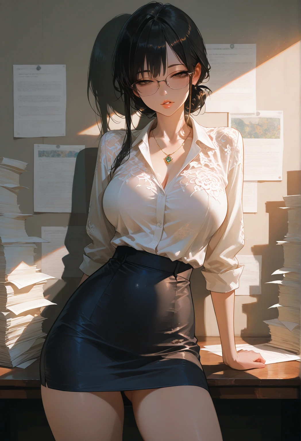 A woman in a white shirt and green skirt sitting on the sofa, white shirt and green skirt, shirt, office clothes, white shirt, very charming and beautiful, elegant outfit, elegant casual clothes, smooth white tight suit suit, business casual clothes, fine white shirt, overalls, elegant clothes, white shirt