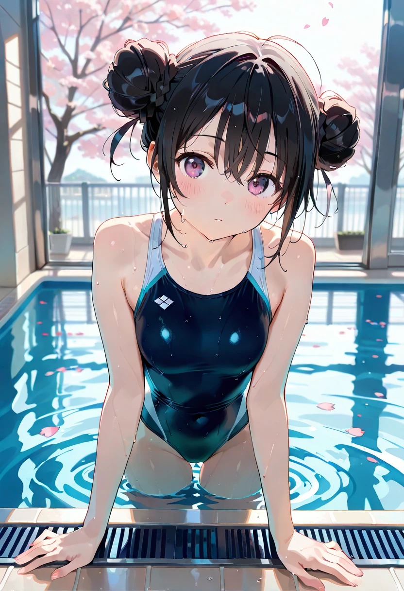 nsfw, extremely detailed CG unity 8k wallpaper, strong facial expression,(sharp eye:1.2),(scowl:1.1), (embarrassed,blush:1.3), (steam:1.1),(wet:1.1),(sweat:1.1),(trembling:1.3) ,(parted lips:1.4),(harf open eyes:1.4),(feeling weak:1.5), (masterpiece, top quality, best quality, highly detailed:1.6), (1 girl by the pool), Ponytail, colorful, (competition swimsuit, Racing-style swimsuit:1.4), full body, (((clutching crotch))), (girl trembling with sexual climax), urination, piss, peeing self, A lot of pee, having an accident, pee running down legs, standing, Crossing legs, (((pee stream))), (pee puddle), pee stain, panties, peeing, blush, trembling, embarrassed,, Brown Hair, Are crying, Yellow pee, Rubbing knees, ((leaking pee)), leaning forward, hand between legs, (Touching the crotch:1.6), Shaking one's shoulders, Breaking a sweat on forehead,(Rubbing the crotch with your hands:1.5), puddle of pee, Pee at your feet, Pee spread on the floor, Pee stains, Dripping pee between my legs, Feet wet from pee, Pee-covered feet, Pee at your feet, want to pee, about to pee, Full bladder, 