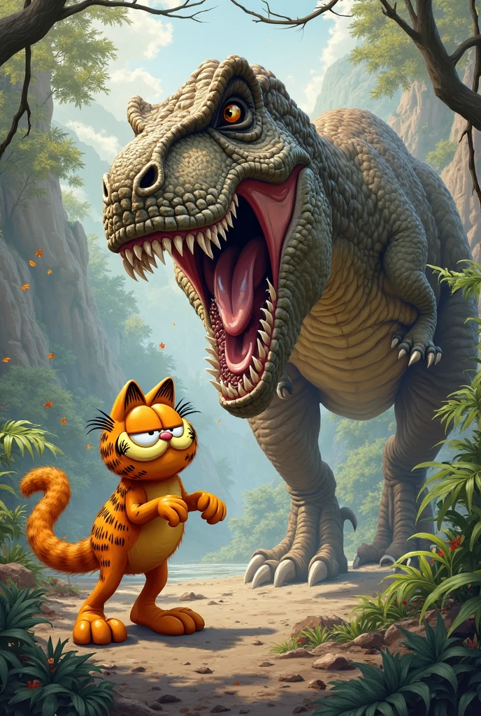 Garfield vs 🦖