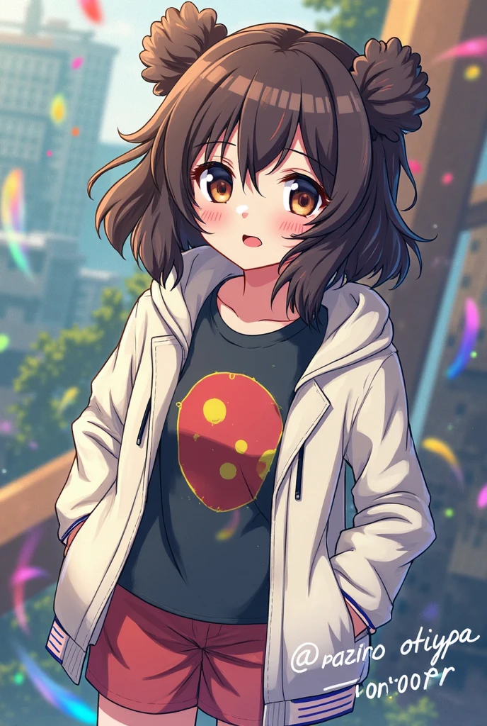 1 Girl,16 years old, Yui Hirasawa, short hair, Brown Hair, hair ornaments, (Brown eyes:1.5),blush,smile,White oversized one-shoulder sweater,Black pleated skirt,White Pantyhose,short boots,Hair Clip,((Panties in full view))、smile、Overlooking the city from the top of the hill、Beautiful sunset、the wind is strong、Cowboy Shot,
break otdoors, 丘
break looking at viewer, whole body、
break (masterpiece:1.2), Highest quality, High resolution, unity 8k wallpaper, (shape:0.8), (Beautiful and beautiful eyes:1.6), Highly detailed face, Perfect lighting, Extremely detailed CG, (Perfect hands, Perfect Anatomy),