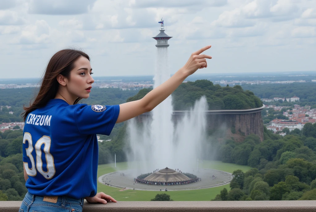 ((Best quality)), ((masterpiece)), (detailed), Border guard communicates from an observation tower