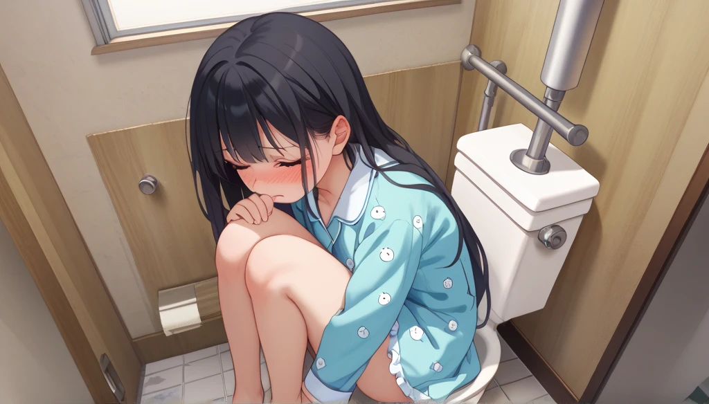 nsfw, (view from directly below:1.4), (mature female, lying on her side, fainting, Dirty stone floor, Graffiti wall background, toilet papers on ground, full body shot, slim body, medium breast, closed eyes, crying, detailed face, rounded eyes, teary-eyes, Sad face, torn cloth, erect nipple, closed mouth, whipped scars on body, scratched scars on body:1.0), (pink color yukata, Japanese sandal), straight long hair:1.1, separated bang, brown Hair, (cum on body, cum on face, cum on cloth, cum on legs, used sex toys on ground:1.0), dark, night