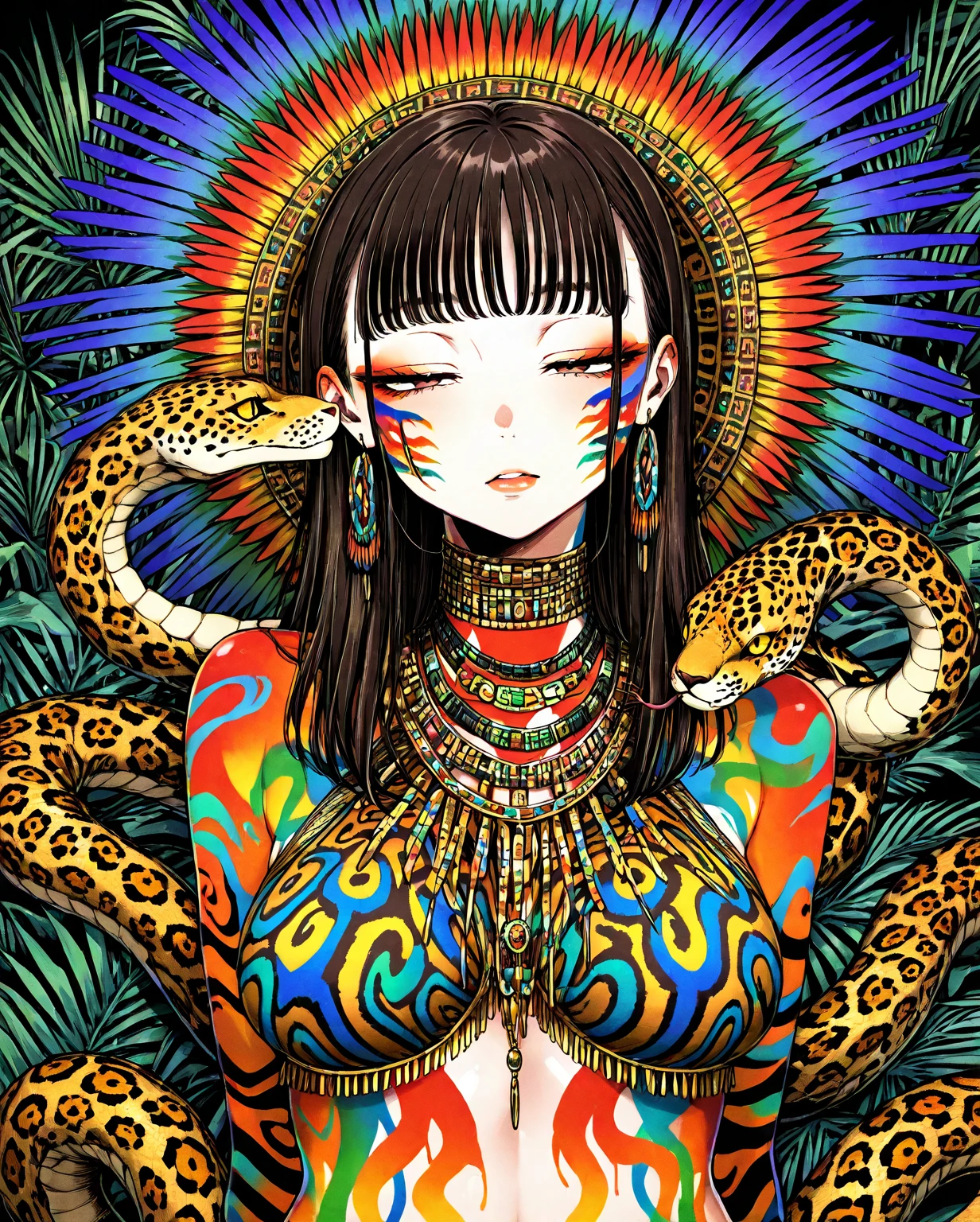 score_9, score_8_up, score_7_up, score_6_up, source_furry, rating_explicit, (solo, solo focus, 1girl:1.5), naked, long hair, midriff, navel, cute face, large eyes, wide hips, thin waist, athletic, lean, medium breasts, tkflora, tiger, striped fur, keidran, yellow eyes, lifting leg, peeing, pee stream, relieved face, view from below