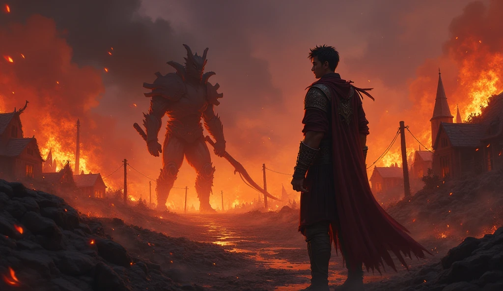 Giant，hell，Flying Swordsman，fighting，storm，dark