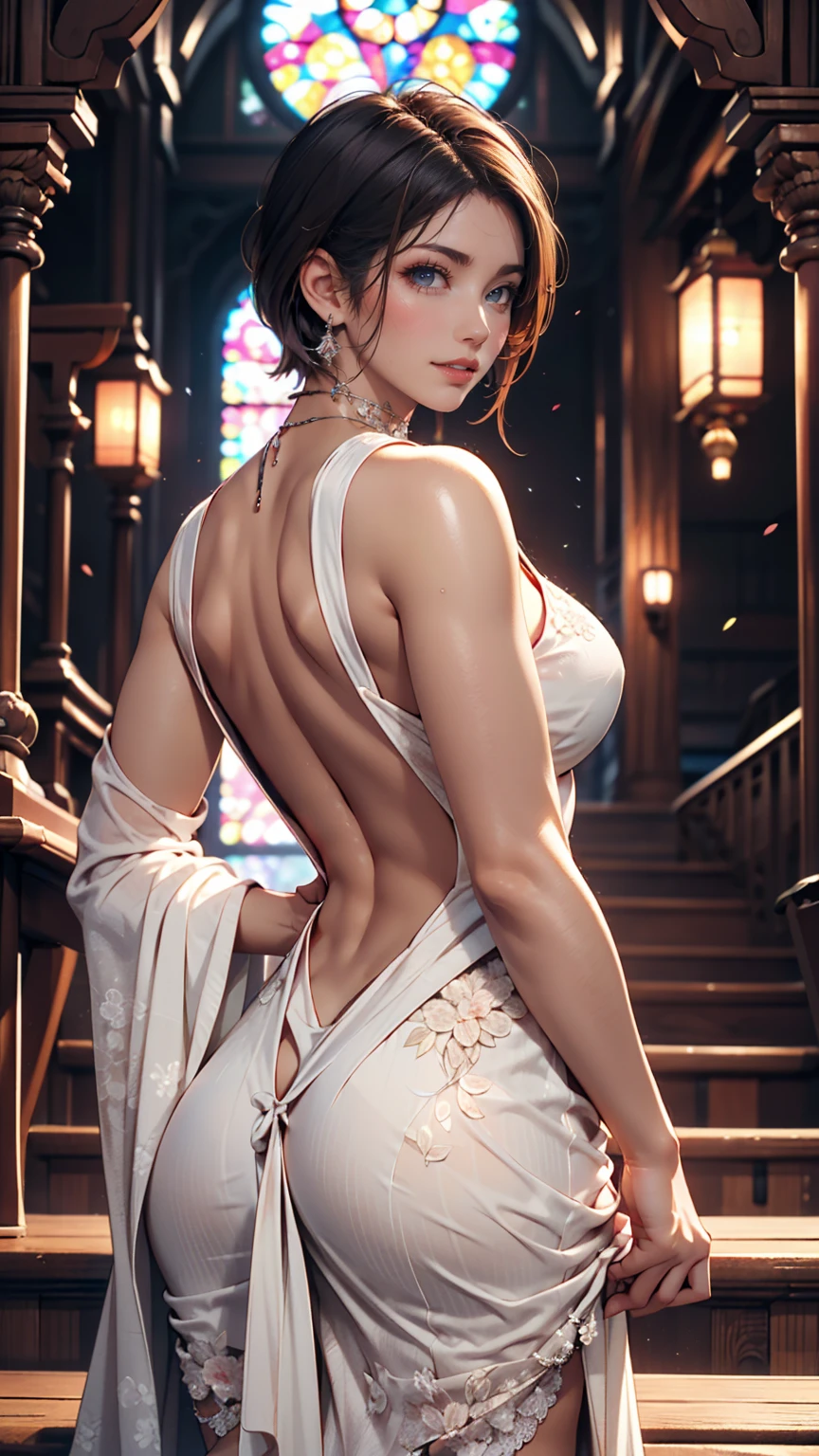 Big Tits,Big Ass,
官能の女god
• 衣装:
• Grey and pink tones、Silk or satin dresses。The dress has a bold open chest.、With a large slit design、Accentuates the beauty of your legs。The whole dress has、The pattern of flowers and ivy is decorated with gold and silver embroidery.、Enhances the sensual atmosphere。
• Shoulders and back are left exposed.、A flowing robe or cape drapes down your back。The cape is made of light chiffon material.、It sways softly every time she moves.、Attracts the eye。
• Accessories include:、Incorporate red ruby or garnet jewelry、Symbolizes passion and desire。especially、Wear a gorgeous choker or pendant around your neck.、Enhances sensual appeal。
• Makeup:
• Eye makeup、Smoky eye as a base、Use red or wine-colored eyeshadow to enhance your glamor.。Apply eyeliner boldly、Gives definition and strength to the eyes。
• Lip、Deep red and plum colors、Adds sensual glamour to your lips。Add some shine with lip gloss、Gives lips an alluring shine。
• On the cheeks、Add a subtle peach-toned blush、Creates a balanced and sexy overall look.。Apply highlight to cheekbones and nose bridge、Highlight the areas that the light hits、god々Gives a beautiful shine。