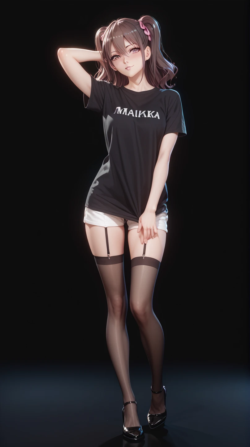 ((Masterpiece, best quality, photography, detailed skin, realistic, photo-realistic, 8k, highly detailed, full length frame, High detail RAW color art, diffused soft lighting, shallow depth of field, sharp focus, hyperrealism, cinematic lighting) hoodie, edgCoquine, a woman in a ((black lingerie))_hoodie posing for a picture ,wearing edgCoquine_hoodie, red floral embroidery, full body