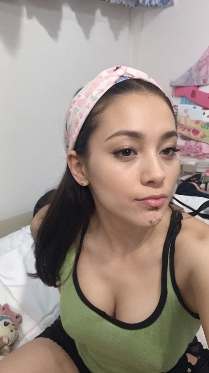 (very detailed body, highly detailed face, best quality: 1.2), women, looking at the viewer, subtle smile, (fishnet), random pose, (confusing pink bougainvillea in the background: 1.4), UHD, retina, masterpiece, accurate, anatomically correct, textured skin, super detail, high details, high quality, award winning, best quality, highres, 16k, 8k, cinematic lighting