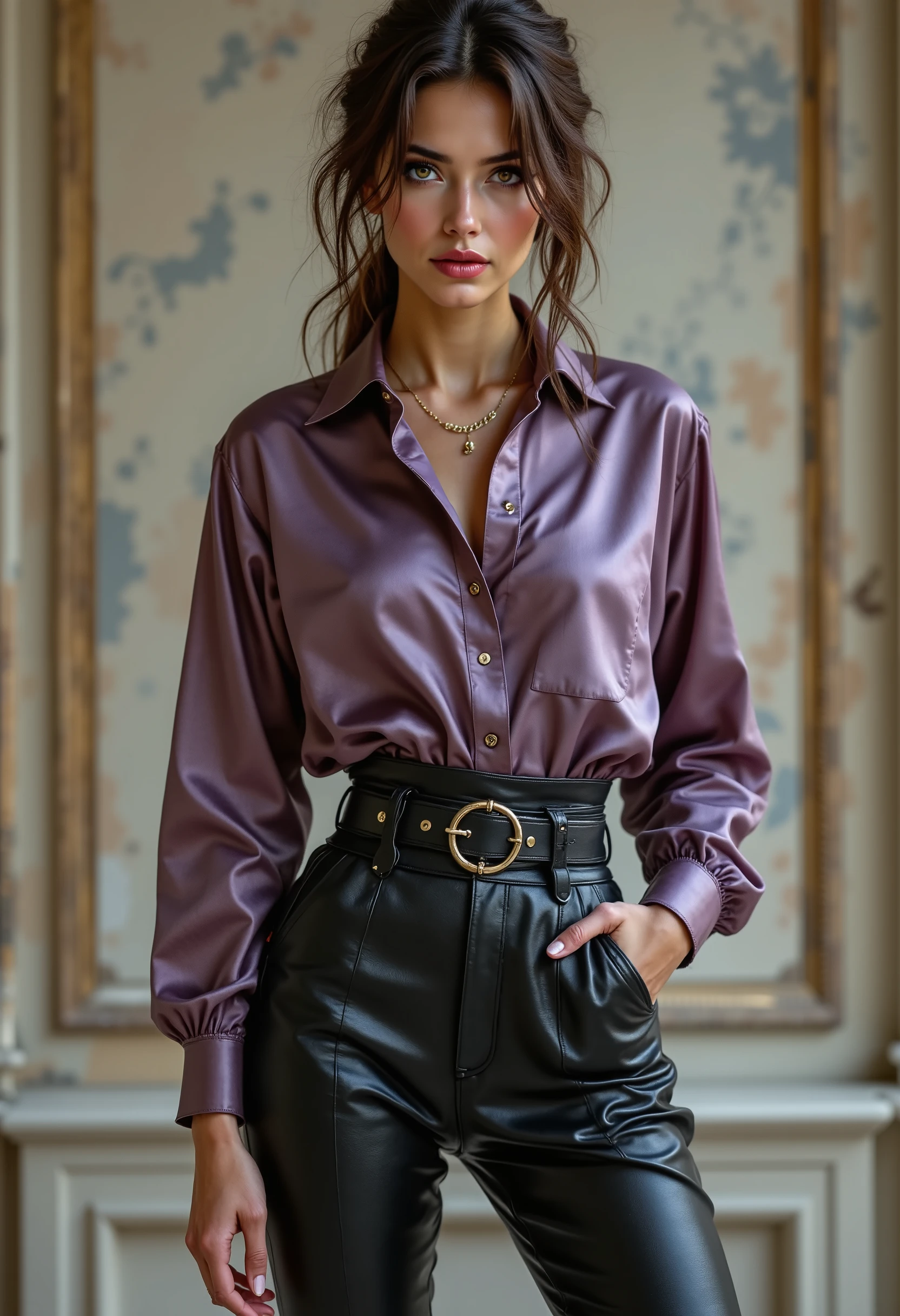 Italian girl 25 years old, beautiful, wonderful, standing, in front of a jewelry showcase, on the street, 1 girl, real, very high resolution, 8k, elegant jeans, luxury, fabulous body, elegant velvet blouse, red lipstick, sensual , sexy, earrings, elegant shirt, light smile