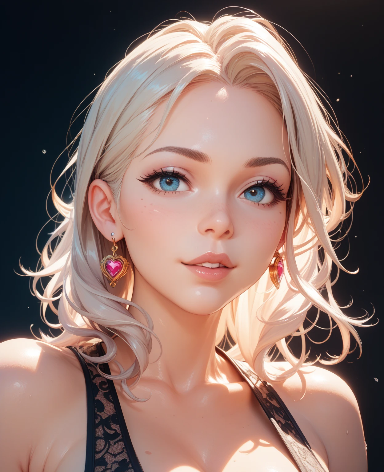 ((Masterpiece, best quality,photography, detailed skin, realistic, photo-realistic, 8k, highly detailed, full length frame, High detail RAW color art, diffused soft lighting, shallow depth of field, sharp focus, hyperrealism, cinematic lighting,close up)),
edgEarPiercing, blonde woman,  solo,1girl, piercing, ring, heart shaped ear piercing, wearing edgEarPiercing,
 <lora:edgEarP_LoRA:0.7>