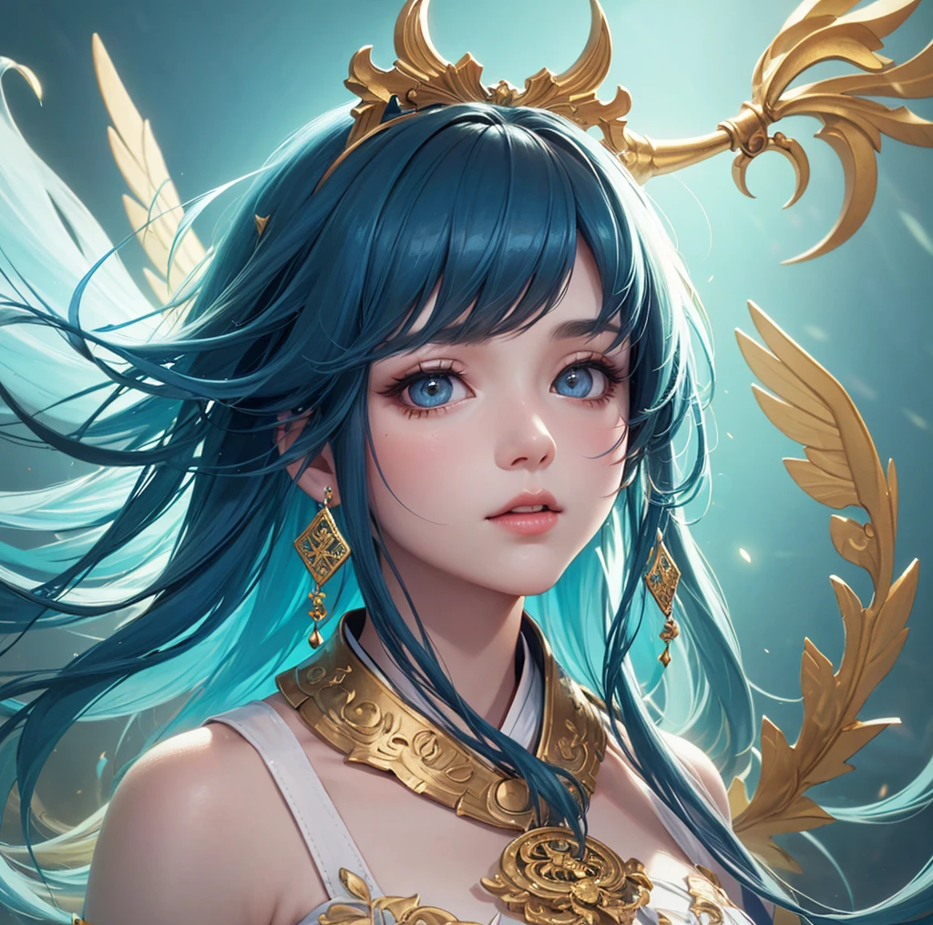 ((highest quality)),(ultra high resolution),(Super detailed),(detailed description),((best CG)),(best work of art),super precision art,amazing drawing art,(Art with precise details:1.5), (Female angels:1.5),(beautiful and neat face:1.6),(Powerful wings:1.6),(Jewelry with sparkling gems:1.,8),full of confidence々:1.2,