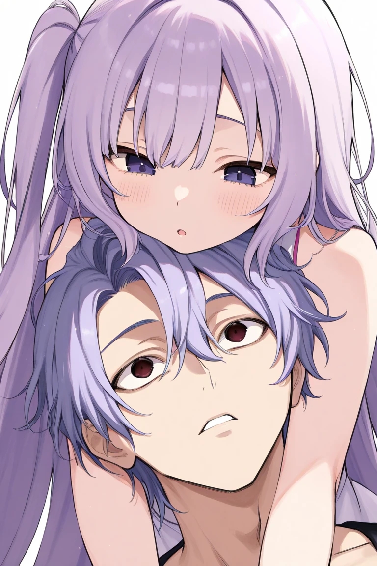 Keito。Purple Eyes。Completely naked。Nipples。Female organ。sexual behavior。