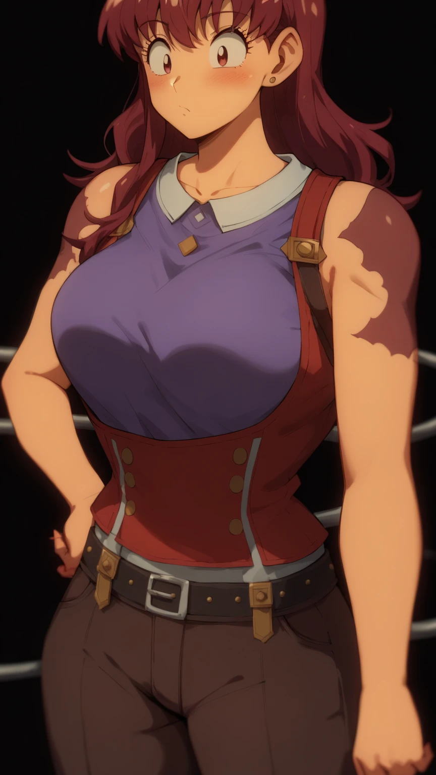 score_9, score_8_up, score_7_up, score_6_up, score_5_up, rcklgnd, 1 girl, short girl, 8 years old, muscular, big breast , visible abs, medieval fantasy interior, best quality, colorful