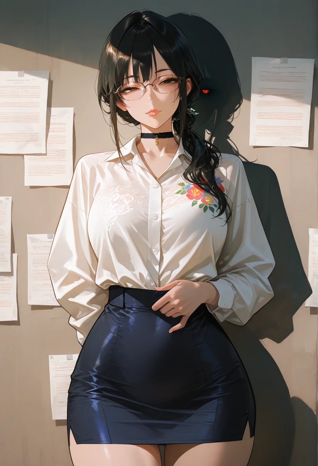 (must be follow these prompts:2),masterpiece,best quality,extremely detailed,photorealistic,(one woman:2),(alone:1.5),(genuine japanese looks:1.5),(japanese pretty woman:1.5),(adult woman but girly looks:1.4),(she is fresh rookie of the office:2.2),(girlish face:1.6),(ladies business suit:1.4),(adorable face:1.4),(in tokyo:1.4),(a little plump face:1.5),(a little tiny height:1.3),(a little fat legs:1.3),(a little short legs:1.2),(a little plump hip:1.3),(natural face:1.8),(usual face:1.6),(must be her business pants on:1.5),(she looks like japanese idol:1.5),(do not cut out her clothes:1.5),(normal body structures:1.9),(displayed one woman on single picture:2),(irresistible voluptuous body style:1.5),(must be fully clothes on:1.8),(she looks exhausted with her clothes on:1.8),(she looks like a lolita:1.7),(greasy semen in her vagina but hidden it by her business pants:1.8),(her arsehole is creampied but her business pants on legs:1.8),(usual face and daily scene:2.3),(greasy semen permeate to her shoes:2),(vivid description of viscously business pants for permeated semen:1.9),(especially her trousers get many stains:1.8),(seminal permeated trousers are smealy:1.4),(jizzy foots in loafers:1.2),(old semen adhered her intervaginal side-wall under her trousers:1.2),(frousy smegma in her vagina under her trousers:1.6),(she is a rookie in this company:2.3),(she is already creampied but hidden it behind her business suit:1.2),(fresh rookie for venting hole but must be hidden by business trousers:1.6),(realistic detailed greasy semen that is penetrated into her business suit so moisty:2),(excessive detailed realistic greasy semen permeate into clothes:1.4),(viscously business trousers for permeated greasy semen:1.3),(creampied hidden vagina under her business pants:1.7),(at working in this office usually:2.3),(her crotch area is certainly unwashed for one month:2.3),(her sticky business pants must be on:2),(japanese girl in business scene:2)