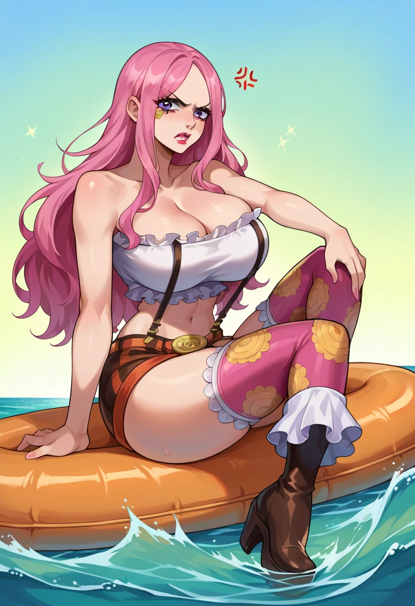 One woman, medium-long hair, purple hair, large breasts, tanned skin,
Pirate cosplay, captain hat, miniskirt, revealing outfit,
The sea, on a boat, on a pirate ship, on the deck
Giant octopus, octopus tentacles, octopus rape, suction cups, octopus tentacle dick, octopus tentacle penis,
Suspended, restrained, restrained limbs, tentacles, octopus tentacles
Lots of semen, lots of squirting
