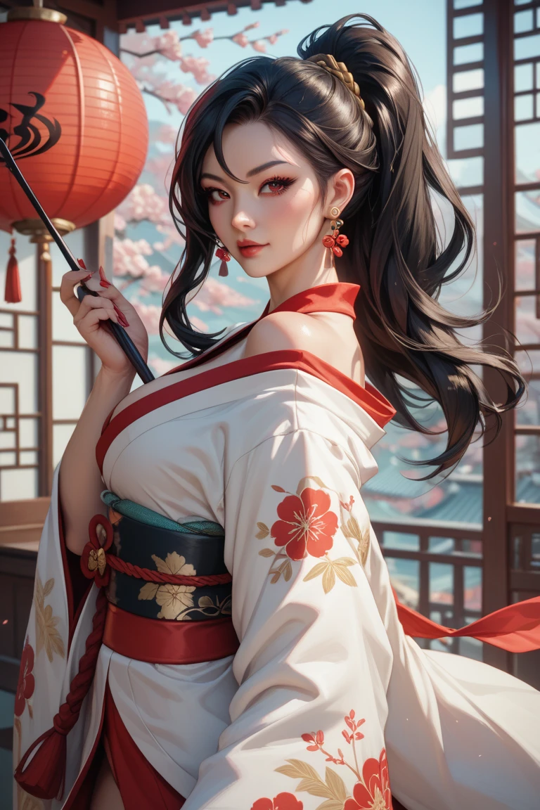 a woman in a fusion of futuristic and samurai-inspired fashion, closed mouth, leaning to the side, head tilt,
masterpiece, best quality, intricate detail, <lora:add_detail:0.5> ,