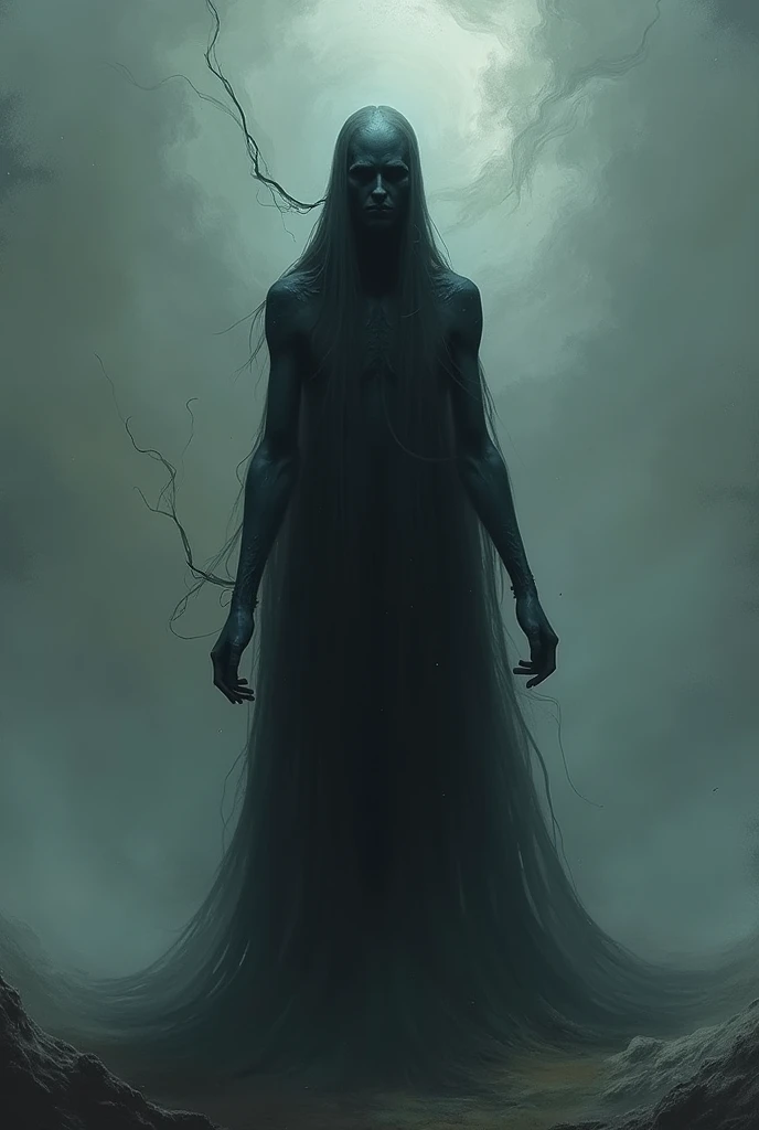ไนท์เทอร์ (Nighthair) เป็นอสูรที่มีลักษณะลึกลับและน่ากลัว มันเป็นสิ่งมีชีวิตที่เชื่อมโยงกับความมืดและความลี้ลับ ไนท์เทอร์มีความสามารถพิเศษที่ทำให้มันเป็นศัตรูที่ยากจะต่อกร โดยเฉพาะอย่างยิ่งเมื่ออยู่ในเวลากลางคืนหรือตอนที่มีแสงสลัว
### **ลักษณะของไนท์เทอร์:**
#### **1. รูปร่างและขนาด:**
- **รูปร่างที่สูงโปร่งและผอมบาง:** ไนท์เทอร์มีรูปร่างสูงโปร่ง ผอมบาง ดูเปราะบาง แต่เต็มไปด้วยพลังที่น่ากลัว ลักษณะภายนอกของมันอาจทำให้ศัตรูประมาท แต่จริงๆ แล้ว มันมีความแข็งแกร่งและความว่องไวสูง
- **เส้นผมยาวสีดำสนิท:** จุดเด่นที่สุดของไนท์เทอร์คือเส้นผมยาวสีดำสนิทที่ดูเหมือนจะเคลื่อนไหวได้เอง ผมเหล่านี้ไม่เพียงแต่เป็นสัญลักษณ์ของมัน แต่ยังเป็นอาวุธที่ใช้ในการต่อสู้ด้วย
#### **2. ลักษณะภายนอก:**
- **ผิวสีขาวซีด:** ผิวของไนท์เทอร์เป็นสีขาวซีด ราวกับว่าไม่มีชีวิตชีวา ตัดกับเส้นผมสีดำสนิทที่คลุมลงมาจนถึงพื้น ทำให้มันดูเหมือนเป็นเงามืดที่เคลื่อนที่ได้
- **ดวงตาสีเหลืองเรืองแสง:** ดวงตาของไนท์เทอร์เป็นสีเหลืองเรืองแสง สะท้อนถึงความชั่วร้ายและพลังที่มันครอบครอง ดวงตาเหล่านี้ยังสามารถมองเห็นได้อย่างชัดเจนในความมืด
#### **3. ความสามารถพิเศษ:**
- **การควบคุมเส้นผม:** เส้นผมของไนท์เทอร์สามารถยืดออกและเคลื่อนไหวได้ตามความต้องการ มันใช้ผมเหล่านี้ในการโจมตี จับศัตรู หรือแม้แต่สร้างกับดักเพื่อดักจับศัตรู เส้นผมของมันแข็งแรงและยืดหยุ่นอย่างมาก ทำให้เป็นอาวุธที่อันตราย
- **การหลอมรวมกับความมืด:** ไนท์เทอร์สามารถหลอมรวมตัวเองกับความมืด ทำให้มันกลายเป็นเงาที่แทบจะไม่สามารถมองเห็นได้ในที่มืด ความสามารถนี้ทำให้มันสามารถหลบหนีหรือซ่อนตัวจากศัตรูได้อย่างง่ายดาย
- **การโจมตีด้วยเสียงกรีดร้อง:** ไนท์เทอร์สามารถปล่อยเสียงกรีดร้องที่แหลมคมออกมา ซึ่งสามารถทำให้ศัตรูรู้สึกกลัวหรือเกิดอาการปวดหูอย่างรุนแรง เสียงกรีดร้องนี้ยังสามารถทำให้ศัตรูเสียสมาธิหรือสับสนได้
#### **4. พฤติกรรมและการต่อสู้:**
- **การล่าในเวลากลางคืน:** ไนท์เทอร์เป็นสิ่งมีชีวิตที่ชอบล่าในเวลากลางคืนหรือในที่ที่มีแสงสลัว มันสามารถซ่อนตัวในเงามืดและโจมตีศัตรูเมื่อพวกเขาไม่ทันระวังตัว
- **การใช้ความมืดเป็นอาวุธ:** ไนท์เทอร์มักใช้ความมืดรอบตัวเป็นอาวุธ มันสามารถสร้างภาพหลอนหรือทำให้ศัตรูสับสนด้วยการทำให้สภาพแวดล้อมรอ