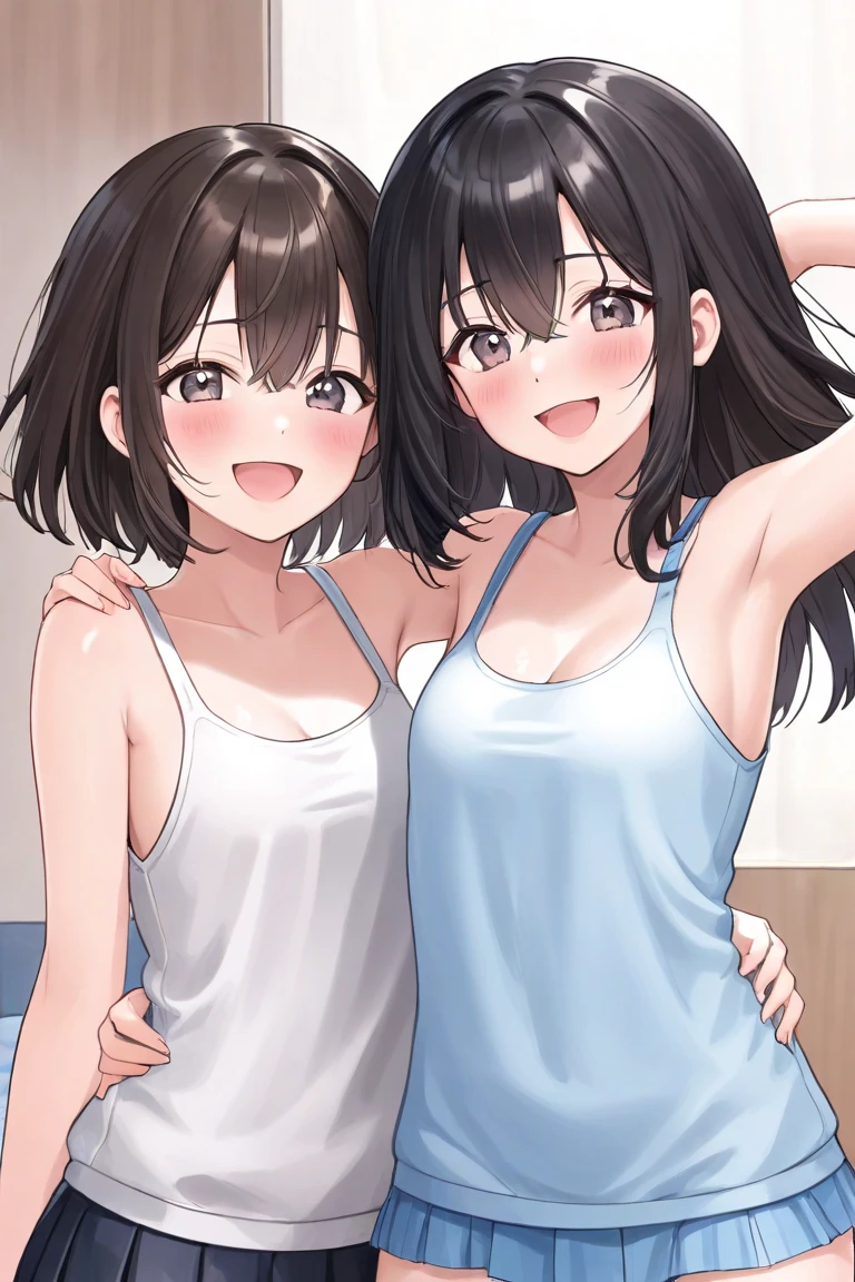 Rent-A-Girlfriend Mizuhara Chizuru Long straight hair with the ends slightly curled inwards and some of the sides braided Bangs are long enough to cover the eyes, hair color is dark brown, eyes are large and round, and the color is light brown. Gentle eyes Sparkling Sparkle A bright and friendly smile, but a little embarrassed Casual and neat fashion White or light-colored tops knee-length skirt A clean, university student-like style; small, simple earrings and a thin chain necklace; a shapely figure with a large bust; a slightly shy, gazing pose; a natural, muted color palette Penis wrapped in boobs, blowjob, cum in mouth