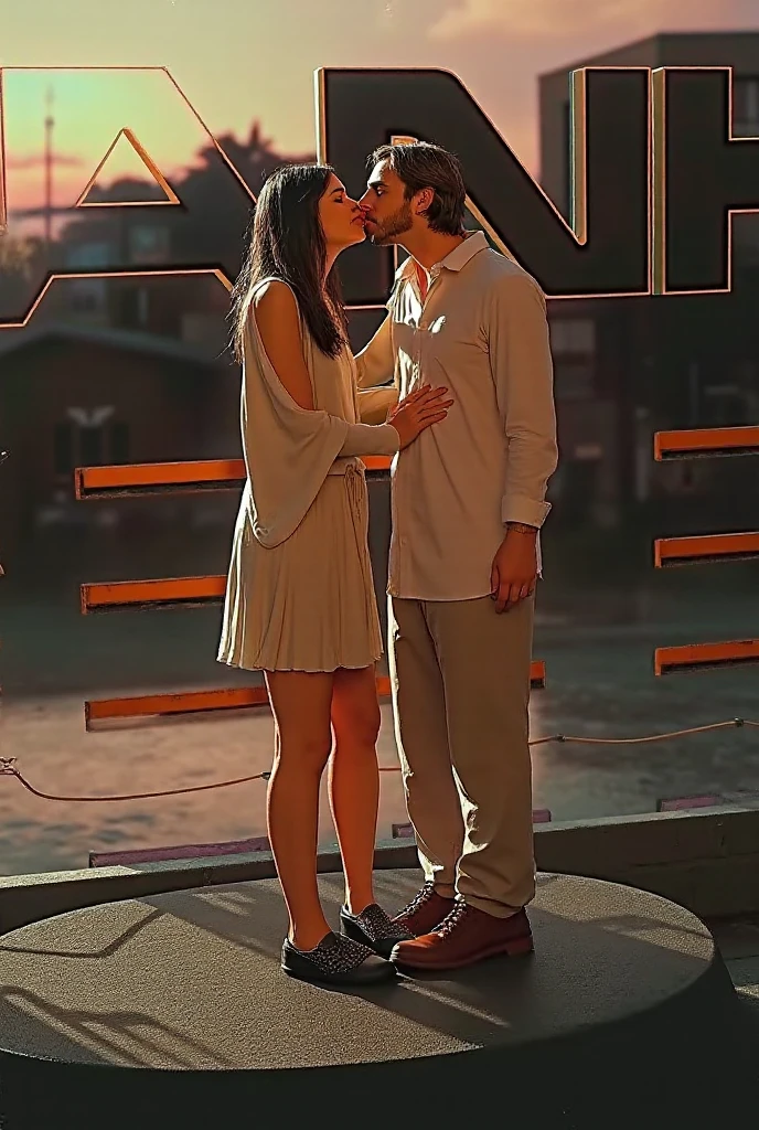 there is a man and a woman hugging in a video game, ariana grande en GTA V, como personaje de gtav, Kissing us together beautifully, pose de pareja, Estilo GTA5, personaje gta, charli bowater y artgeem, en GTA V, GTA 5 captura de pantalla, personaje de gta v, they are in love, Estilo de GTA V, contenido fotorrealista