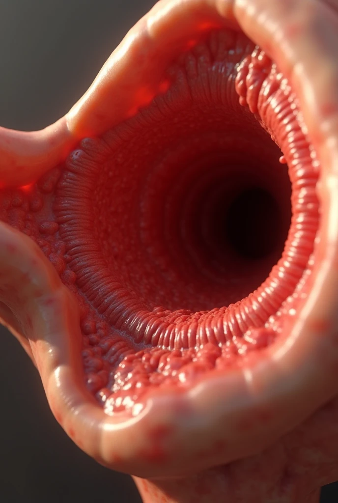 An ultra-realistic wet vagina