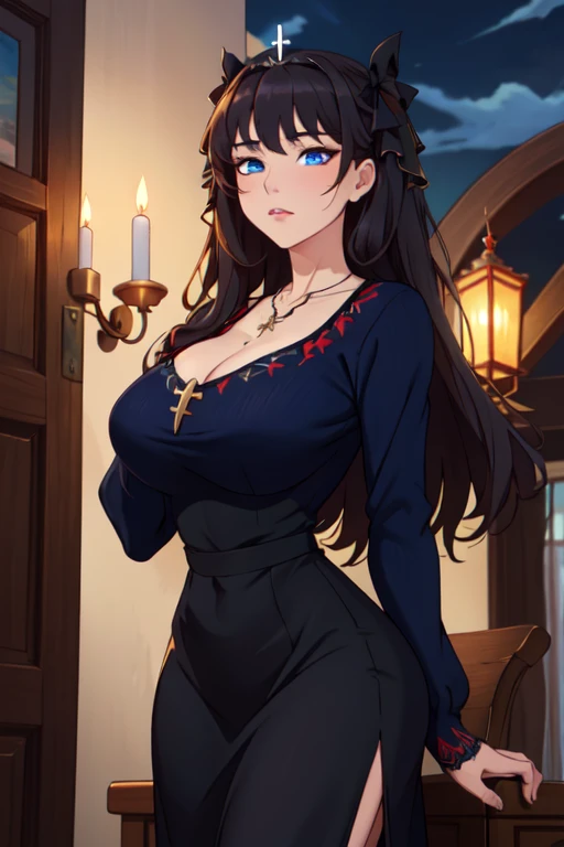 leonardodavinci, leonardo da vinci, blue eyes, brown hair, glasses, long hair, semi-rimless eyewear, under-rim eyewear,
BREAK blue jacket and red tie and white shirt and red and white shirt,
BREAK looking at viewer,standing, leaning forward, (arms behind back:1.2),
BREAK indoors,
BREAK (masterpiece:1.2), best quality, high resolution, unity 8k wallpaper,NSFW ,(illustration:0.8), (beautiful detailed eyes:1.6), extremely detailed face, perfect lighting, extremely detailed CG, (perfect hands, perfect anatomy),
