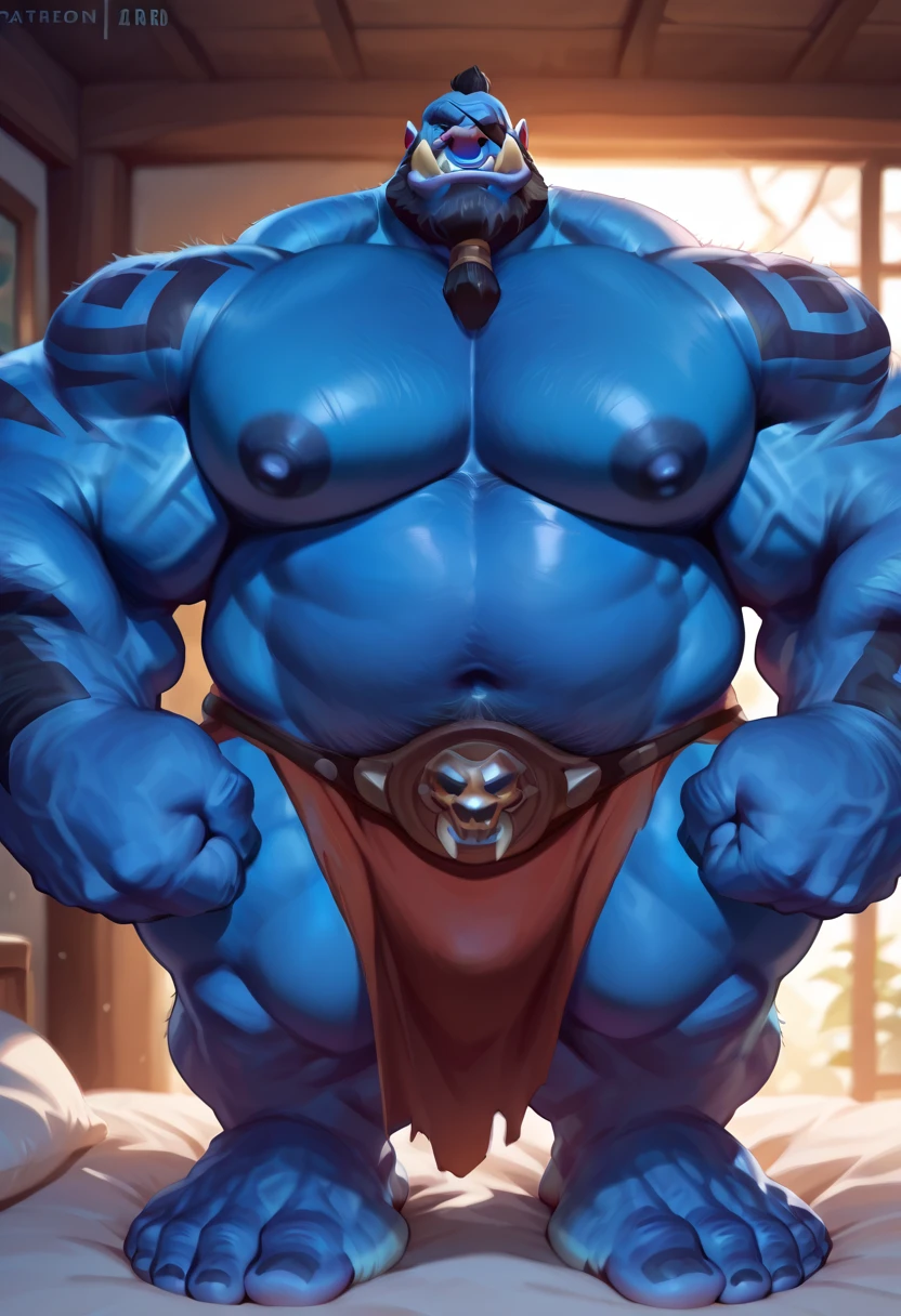 Prison setting, prison cell, muscular male, bara, pink nipples, gold nipple piercings, (shark, blue body), gold markings, bodybuilder, huge pecs, big biceps, muscular thighs, chest markings, chest scar, head fin, elbow fin, facial scar, body tattoo, jewelry, leg markings multicolored scales, neck scar, ((((facial piercings)))), fractal glowing tattoo, big ass, (huge pecs:2), womb tattoo, orange clothing, prison jumpsuit, flex, muscular, barazoku, evil grin, (Huge bulge), open pants, by taran fiddler, scar, tattoo, thug, sweat, (((imminent sex, pov))), (Sharp focus, masterpiece, 8k, intricate artwork, hyper detailed, high detail),