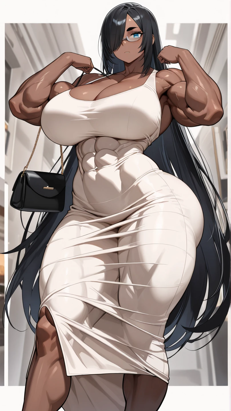 (((large areolae))) (((large areolae)))(((vulgarity))(((gigantic breasts))),(((large areolae))) (((dark skin))) (((curvy))) Masterpiece Top Quality One Girl Adorable black beautiful girl. She is running frantically while wearing track and field racing clothes and bouncing her ample boobs