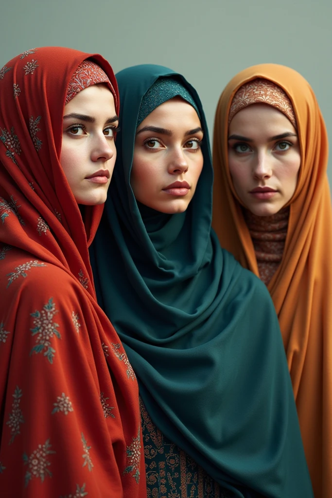 3 hijab women queen birt