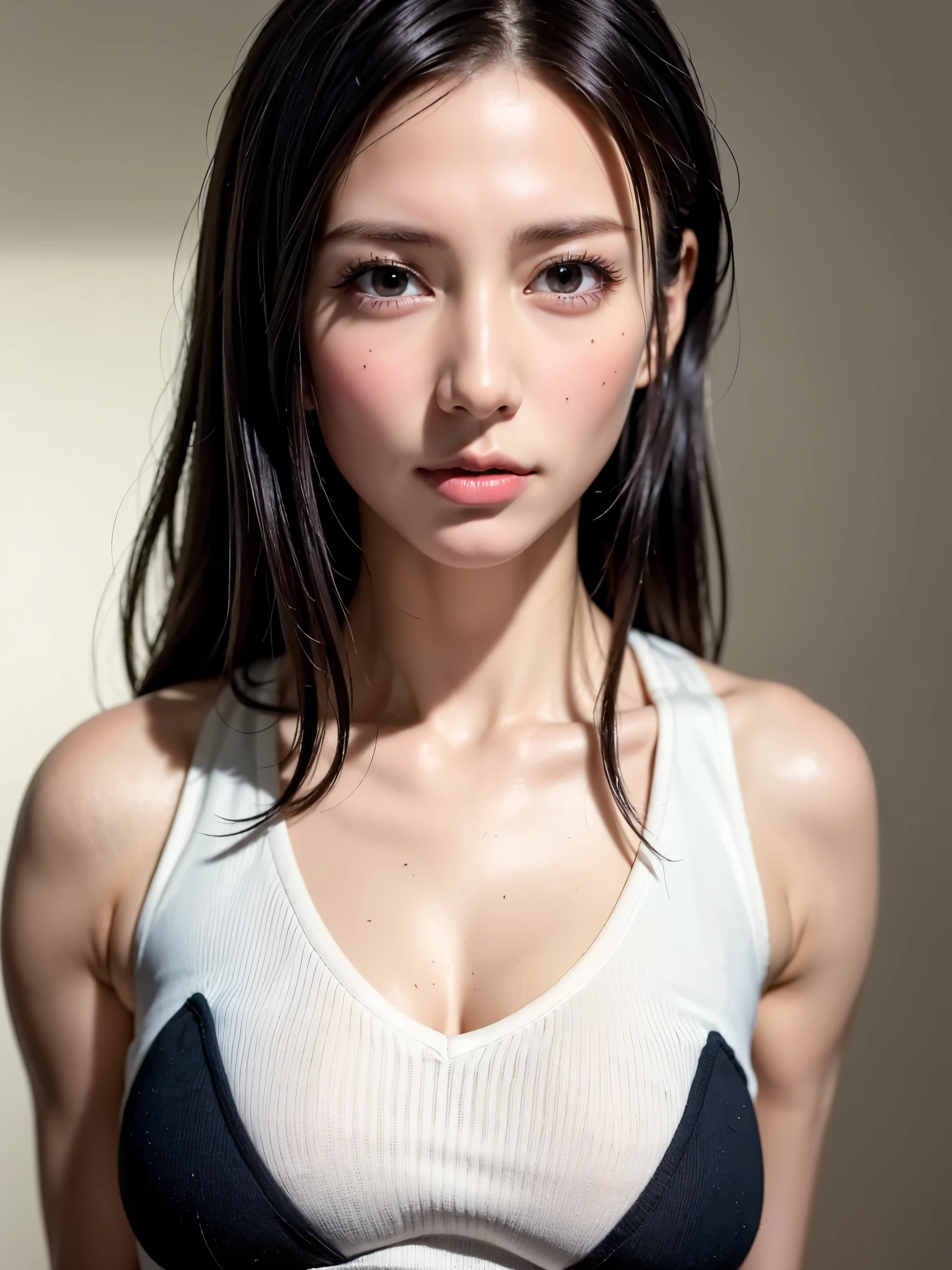 8k, best quality, masterpiece, realistic, ultra detail, photo realistic, hyper realistic, smoother lighting, increase cinematic lighting quality, realistic lighting, backlighting, brightening light, Increase quality, best quality real texture skin,
close-up, slender, cute face, smile, beautiful details eyes, 19years old, from France, pretty, messy black hair, silver cute pajama,