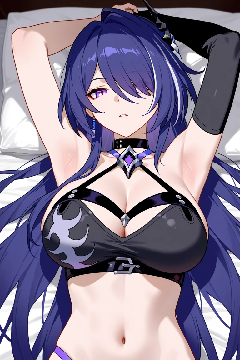 ((Highest quality、masterpiece、8k))、(((whole body、Are standing、Head to Toe、eight-headed body、One Woman)))、Ninja、Female ninja、Cleavage、Large Breasts、tits、Bursting Busty、Pelvic Curtain、hair ornaments、smile、Sweat、Wet、Attractive lips、Glowing Skin、Fair skin、High Ponytail、Wavy Hair、High heels、night、Dark Room、Japanese-style room、Perfect hands、Perfect Fingers、Perfect breasts、Perfect Hair、Perfect Face、Perfect body